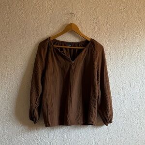 Old Navy Chocolate Brown Women's Blouse